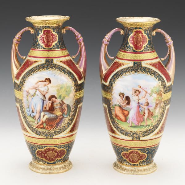 PAIR OF AUSTRIAN BEJEWELED