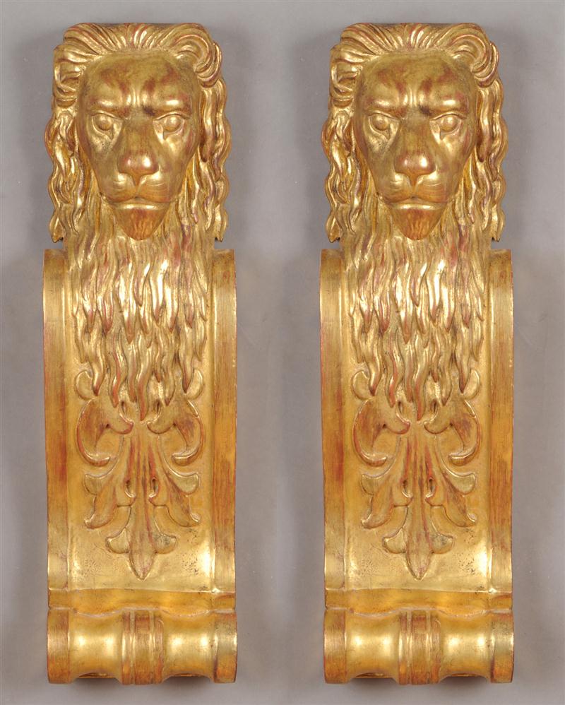 PAIR OF AUSTRIAN CARVED GILTWOOD