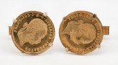 PAIR OF AUSTRIAN DUCAT GOLD CO