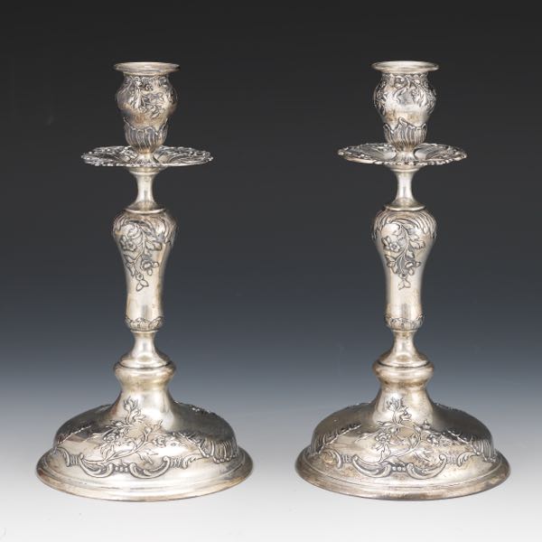 PAIR OF AUSTRO-HUNGARIAN SILVER