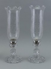 PAIR OF BACCARAT "BAMBOUS SWIR