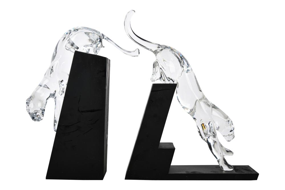 PAIR OF BACCARAT CRYSTAL