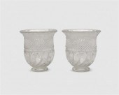 PAIR OF BACCARAT CRYSTAL VASES