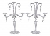 PAIR OF BACCARAT 'MILLE NUITS'