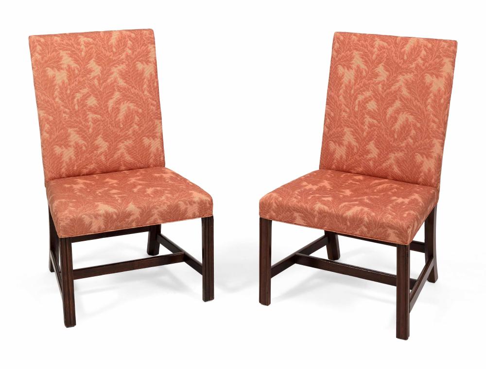 PAIR OF BACKSTOOL CHAIRS LATE
