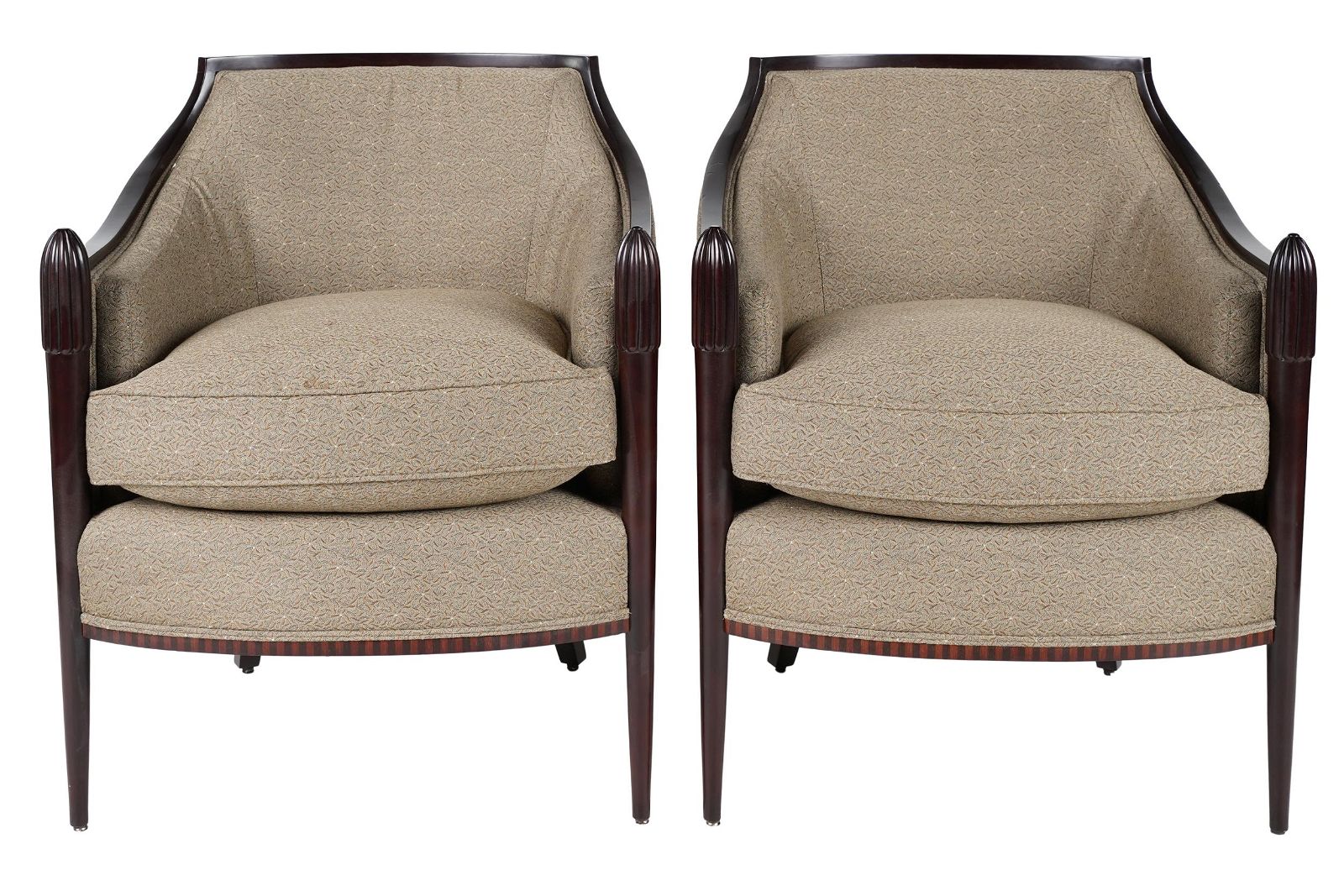 PAIR OF BAKER ART DECO STYLE