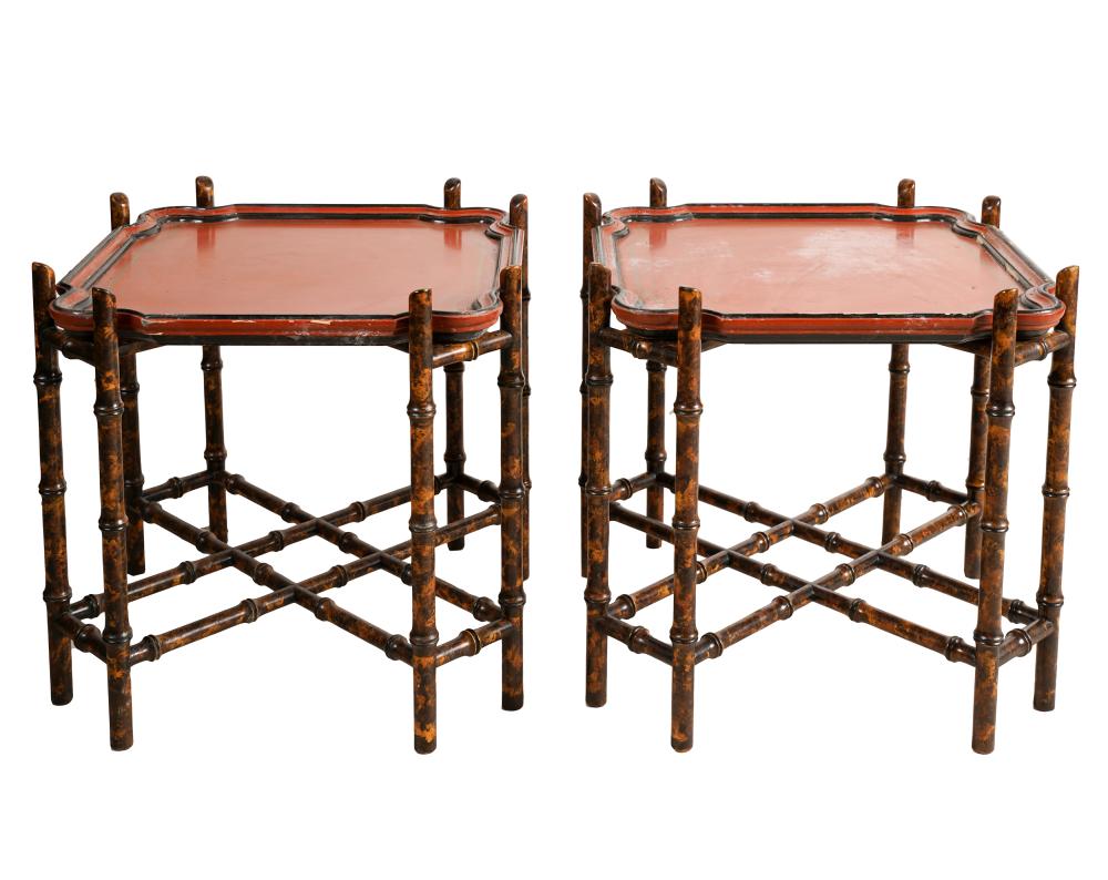 PAIR OF BAKER CHINOISERIE