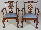 PAIR OF BAKER CHIPPENDALE STYL