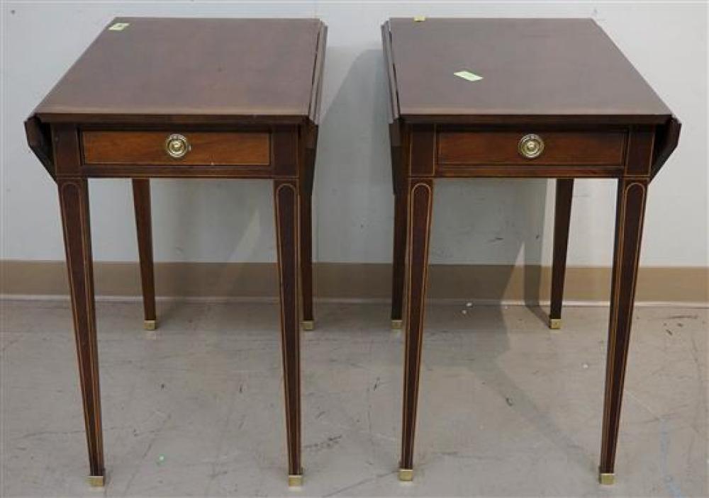 PAIR OF BAKER CROSSBANDED