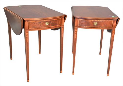 PAIR OF BAKER CUSTOM MAHOGANY