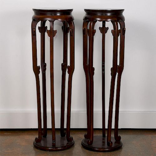 PAIR OF BAKER FURNITURE BURLED