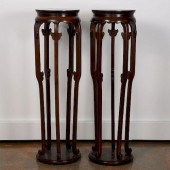 PAIR OF BAKER FURNITURE BURLED