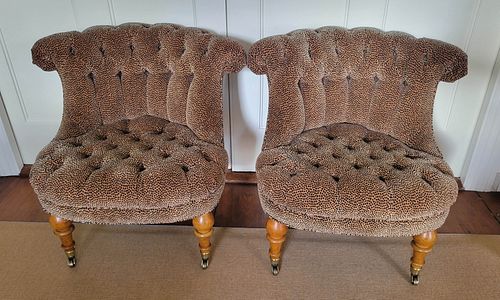 PAIR OF BAKER FURNITURE LEOPARD