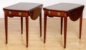 PAIR OF BAKER MAHOGANY PEMBROK