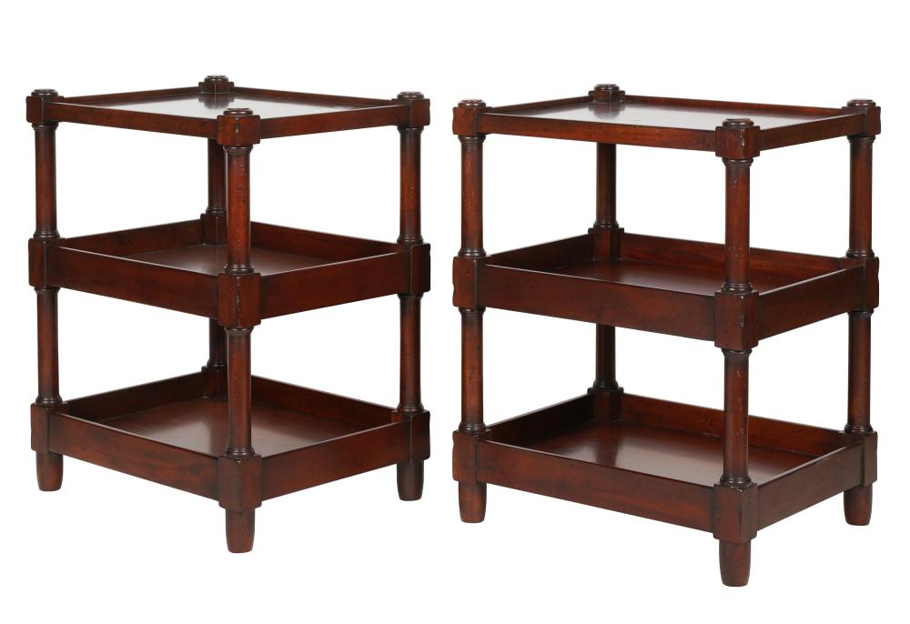 PAIR OF BAKER MILLING ROAD MAHOGANY