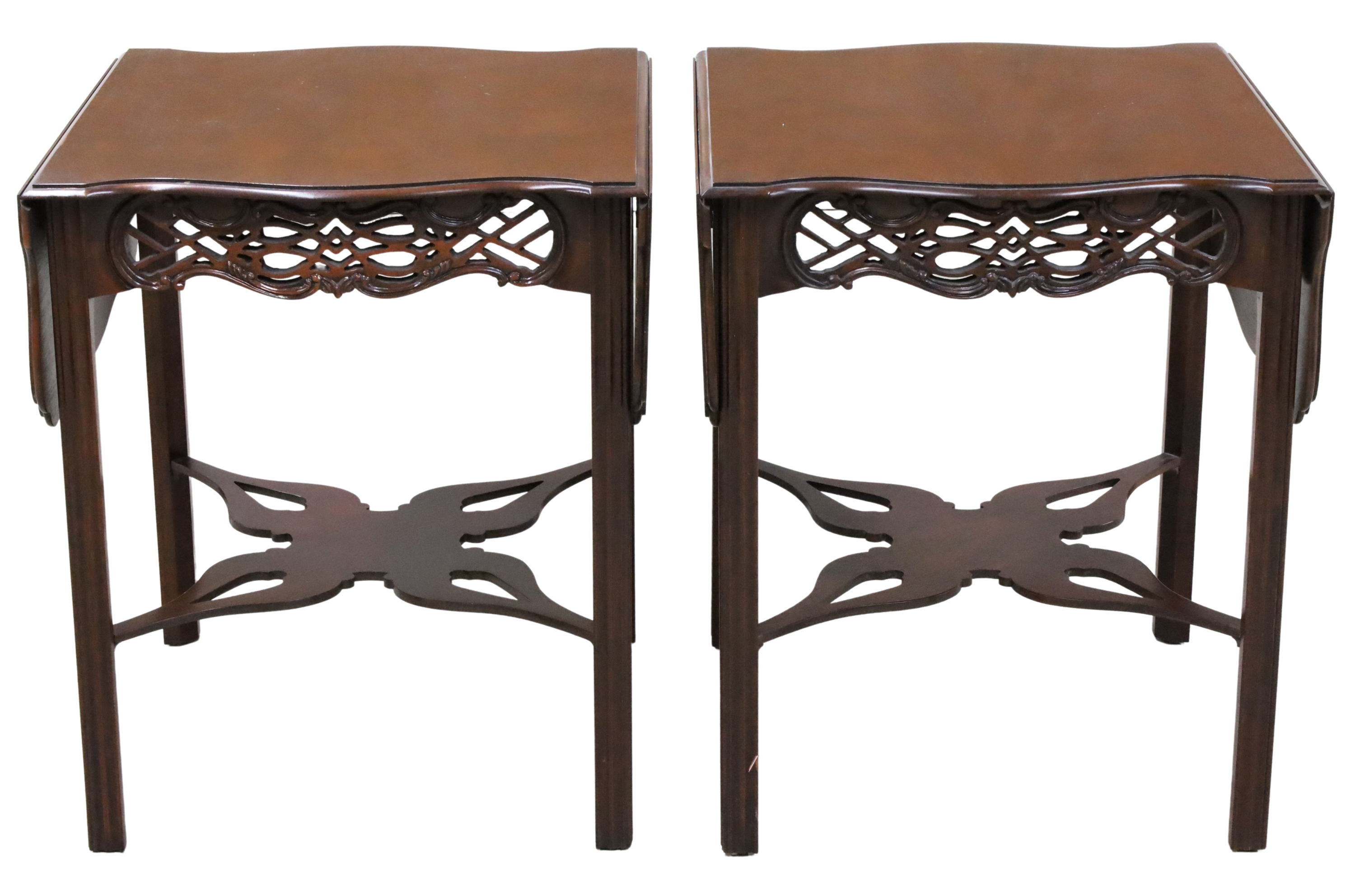 PAIR OF BAKER PEMBROKE TABLES