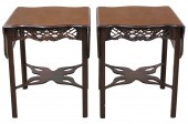 PAIR OF BAKER PEMBROKE TABLES