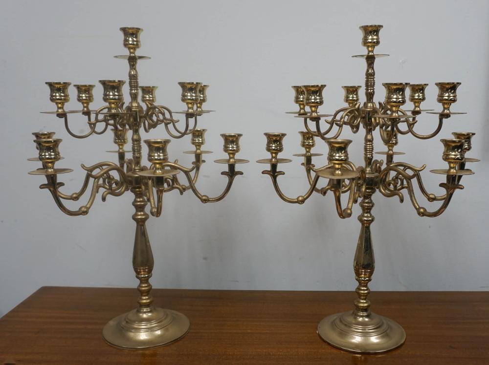 PAIR OF BALDWIN BRASS THIRTEEN