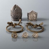 PAIR OF BALINESE (DRAGONS) ARM
