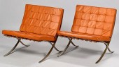 PAIR OF "BARCELONA" STYLE CHAI