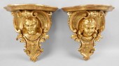 PAIR OF BAROQUE REVIVAL GILTWO
