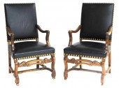 PAIR OF BAROQUE STYLE ARMCHAIR