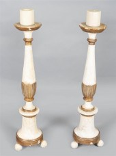 PAIR OF BAROQUE STYLE PARCEL-G