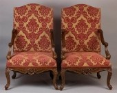 PAIR OF BAROQUE STYLE WALNUT O