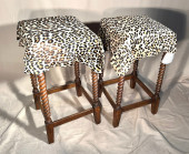 PAIR OF BARSTOOLS<br>A pair of