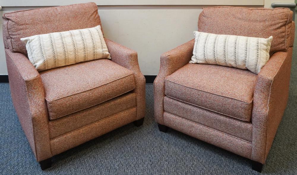 PAIR OF BASSETT UPHOLSTERED