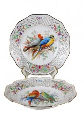 PAIR OF BAVARIAN PORCELAIN RET