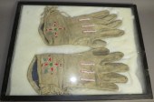 PAIR OF BEADWORK DECORATED BUC