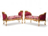 PAIR OF BEAUX ARTS GILTWOOD BE