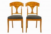 PAIR OF BEIDERMEIER CHAIRSwith