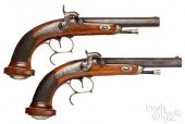 PAIR OF BELGIAN BACK ACTION PE