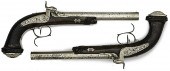 Pair of Belgian Percussion Pis