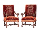 PAIR OF BELLE EPOQUE CARVED WA