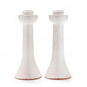 PAIR OF BEN OWEN MASTER POTTER