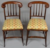 PAIR OF BENCH MADE FAUX GRAIN