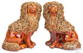 PAIR OF BENNINGTON ROCKINGHAM