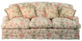 PAIR OF BENNISON UPHOLSTERED C