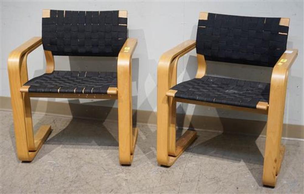 PAIR OF BENTWOOD ARMCHAIRSPair of