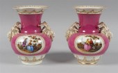 PAIR OF BERLIN (KPM) PORCELAIN