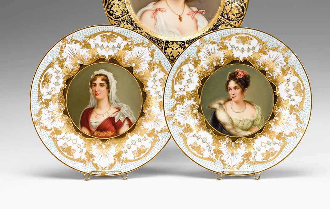 Pair of Berlin porcelain