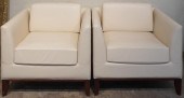 PAIR OF BERNHARDT DESIGN BEIGE
