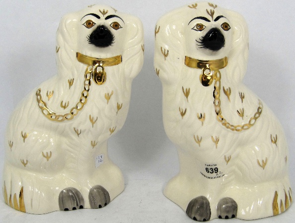Pair of Beswick Fireside Sheep Dogs