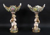 PAIR OF BEVINGTON PORCELAIN CH