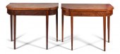PAIR OF BIDDLE FAMILY INLAID M