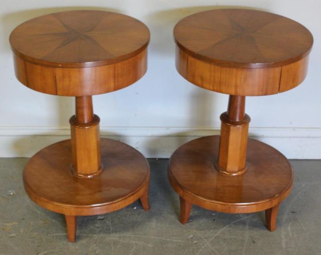 Pair of Biedermeier 1 Drawer End