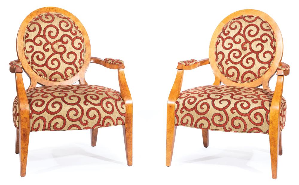 PAIR OF BIEDERMEIER ARMCHAIRSPair